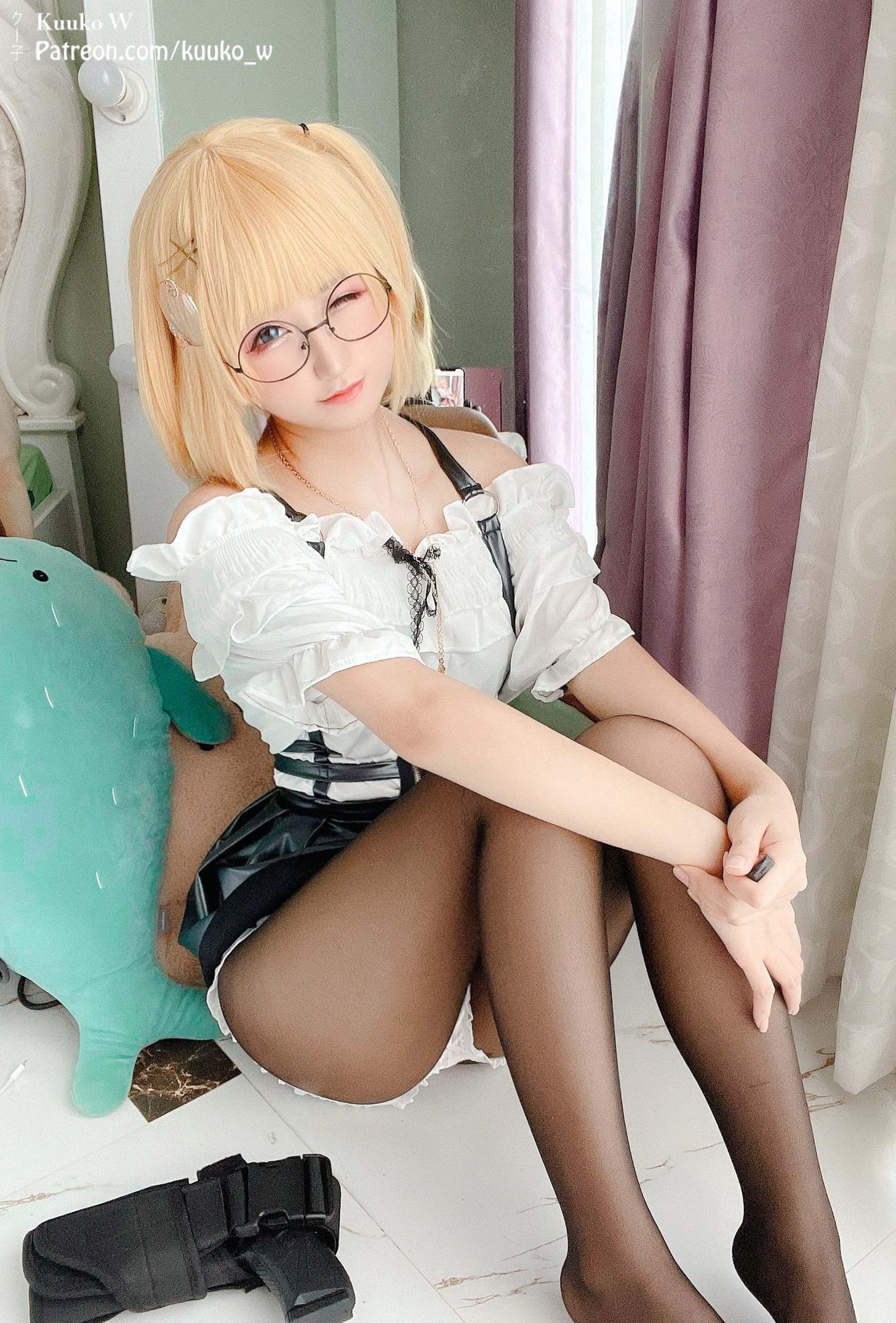 图片[1]-Kuuko W – NO.084 Pure Ame[18P]-XikXak